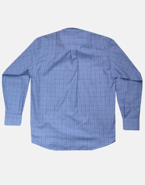 Aero LS Light Blue Check Shirt