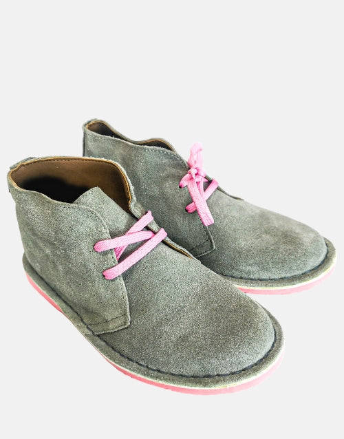 Desert Vellie Suede Grey  Boot