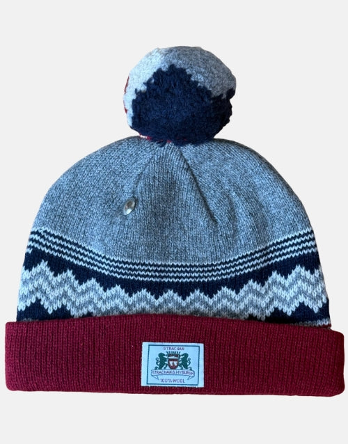 STRACHAN & MYBURGH 100% Wool Red Beanie