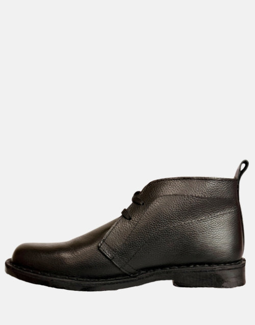 Desert Vellie Mild Black Leather Boot