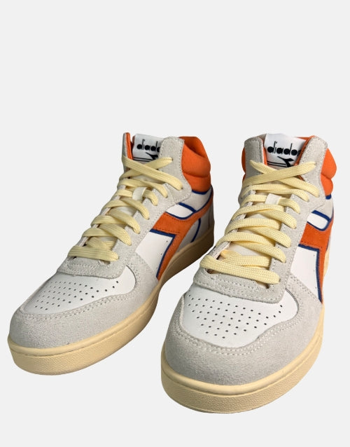 DIADORA Leather  Magic Basket Denim Mid HI Sneaker