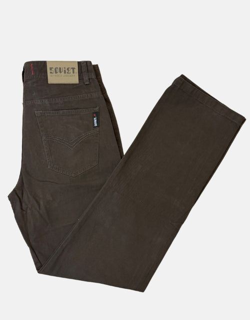 Soviet M Voyager Twill 5PKT Chocolate Jeans