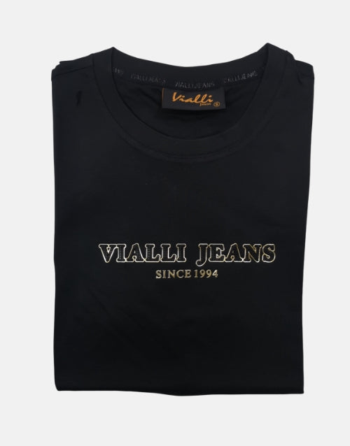Vialli Ibust Black Gold T-Shirt