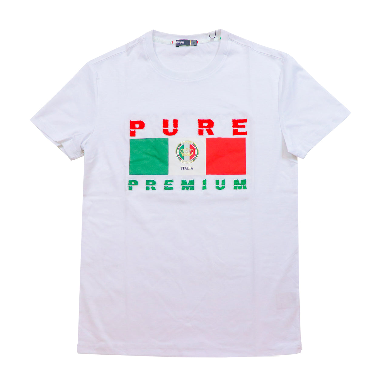 Pure Premium Fabio Italia White T-Shirt