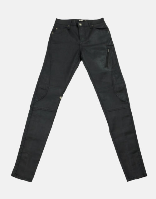 VIALLI Luca Wax Navy Ultra Fit Skinny Jeans