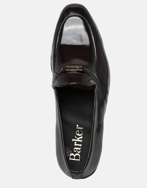 Barker Burgundy Mocassin Leather Shoe