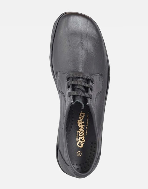 Grasshopper Leather Tornado Black Shoe