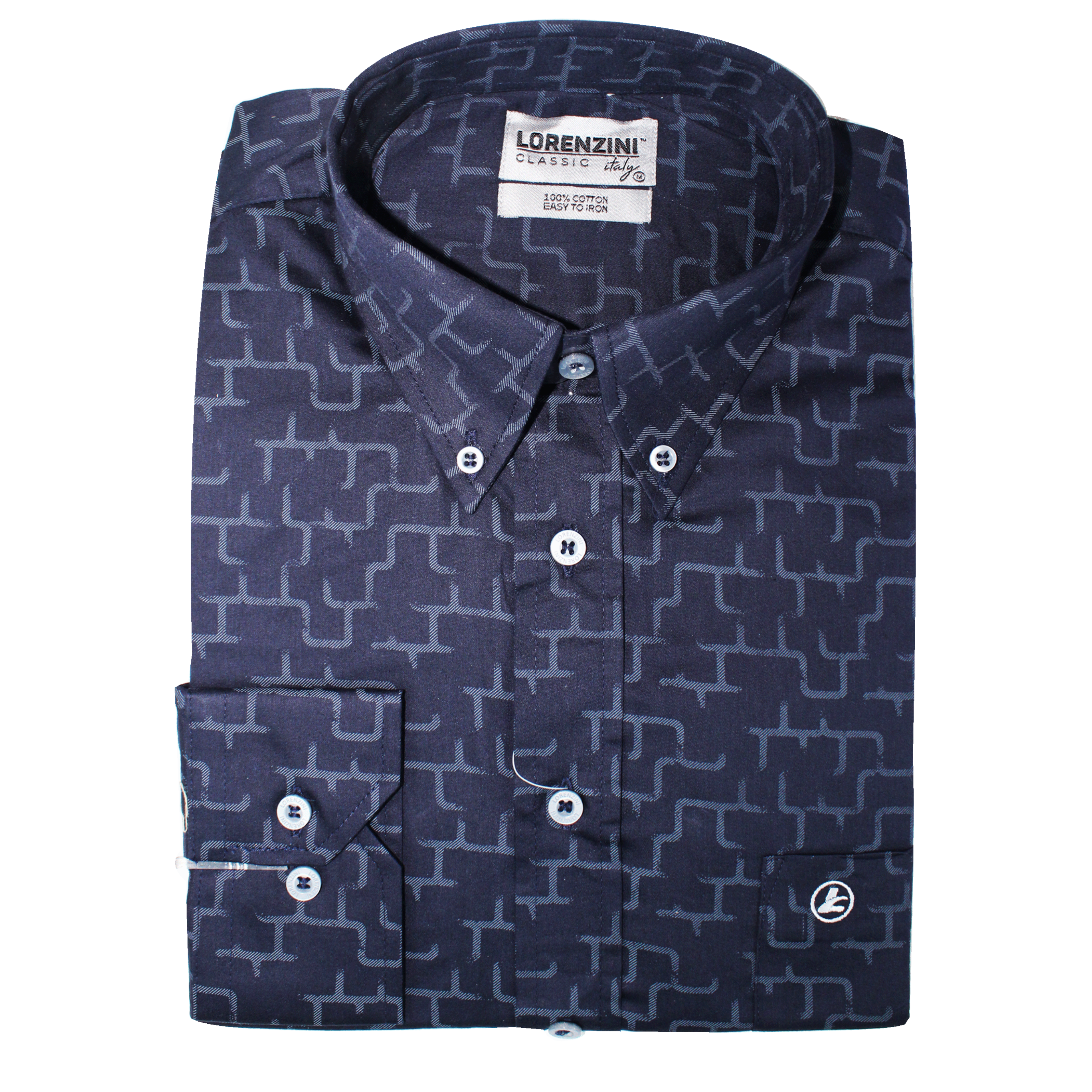 LORENZINI Navy L/S Shirt