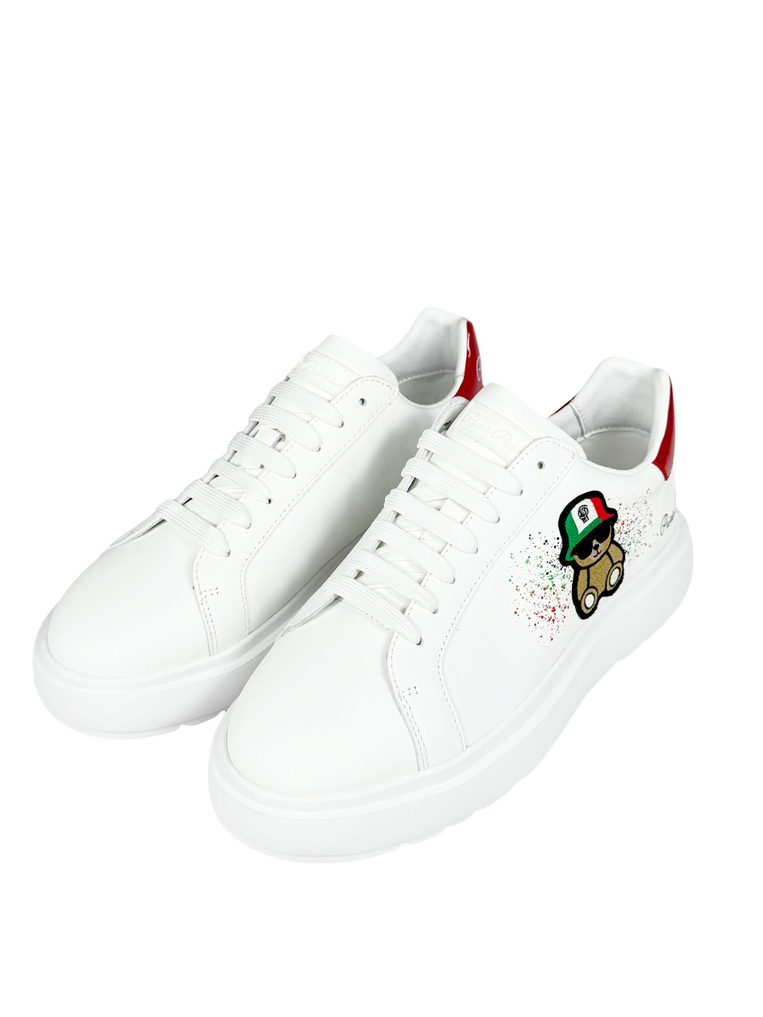 Pure Premium Aspera White Bear  Sneaker