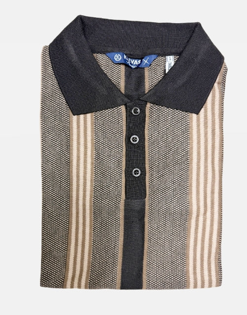 Klevas Black Strada Knitwear Golfer