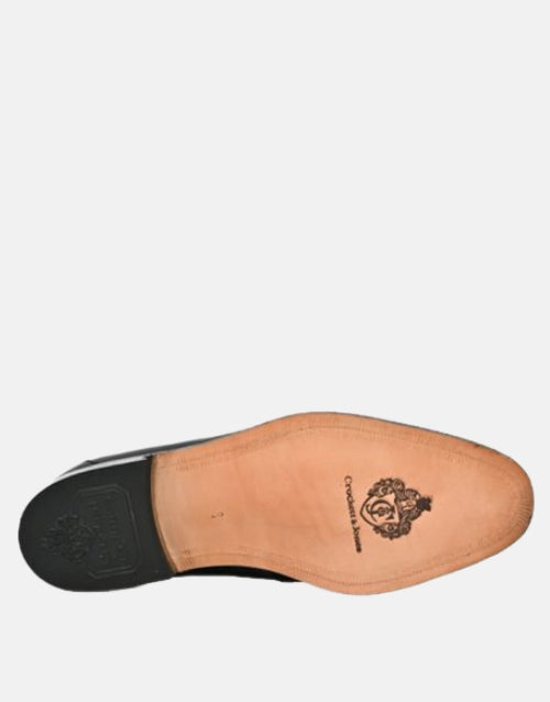 Crockett & Jones Choc Brown Suede Shoe