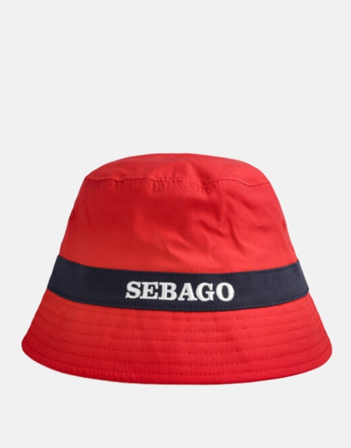 Sebago Oar Reversible Bucket Hat – Blue