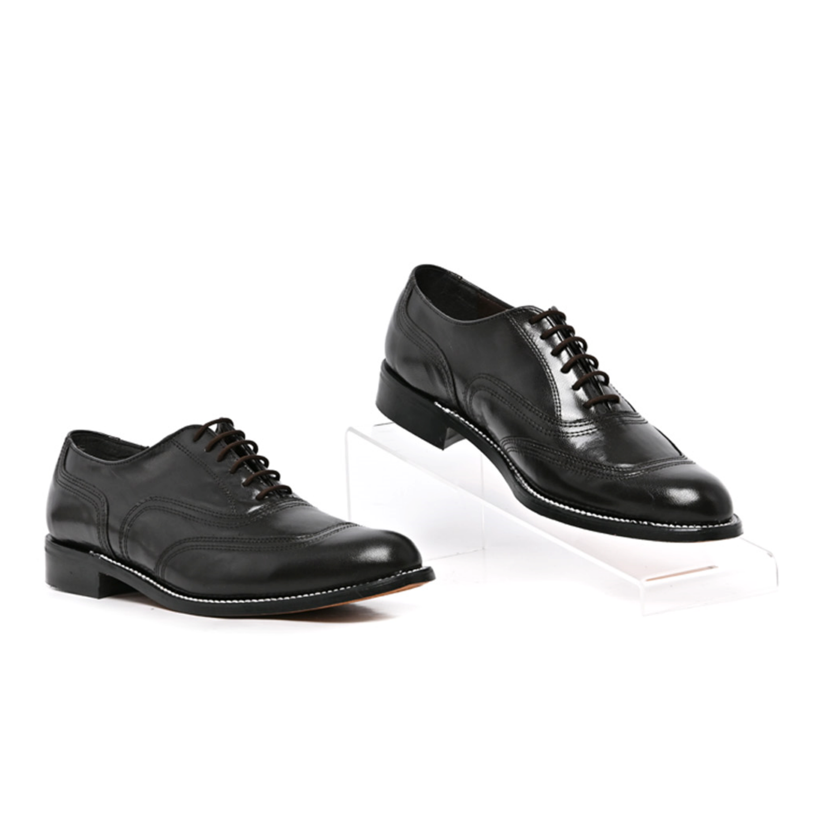 Barker, Mens  Leather Kevin, Formal Black