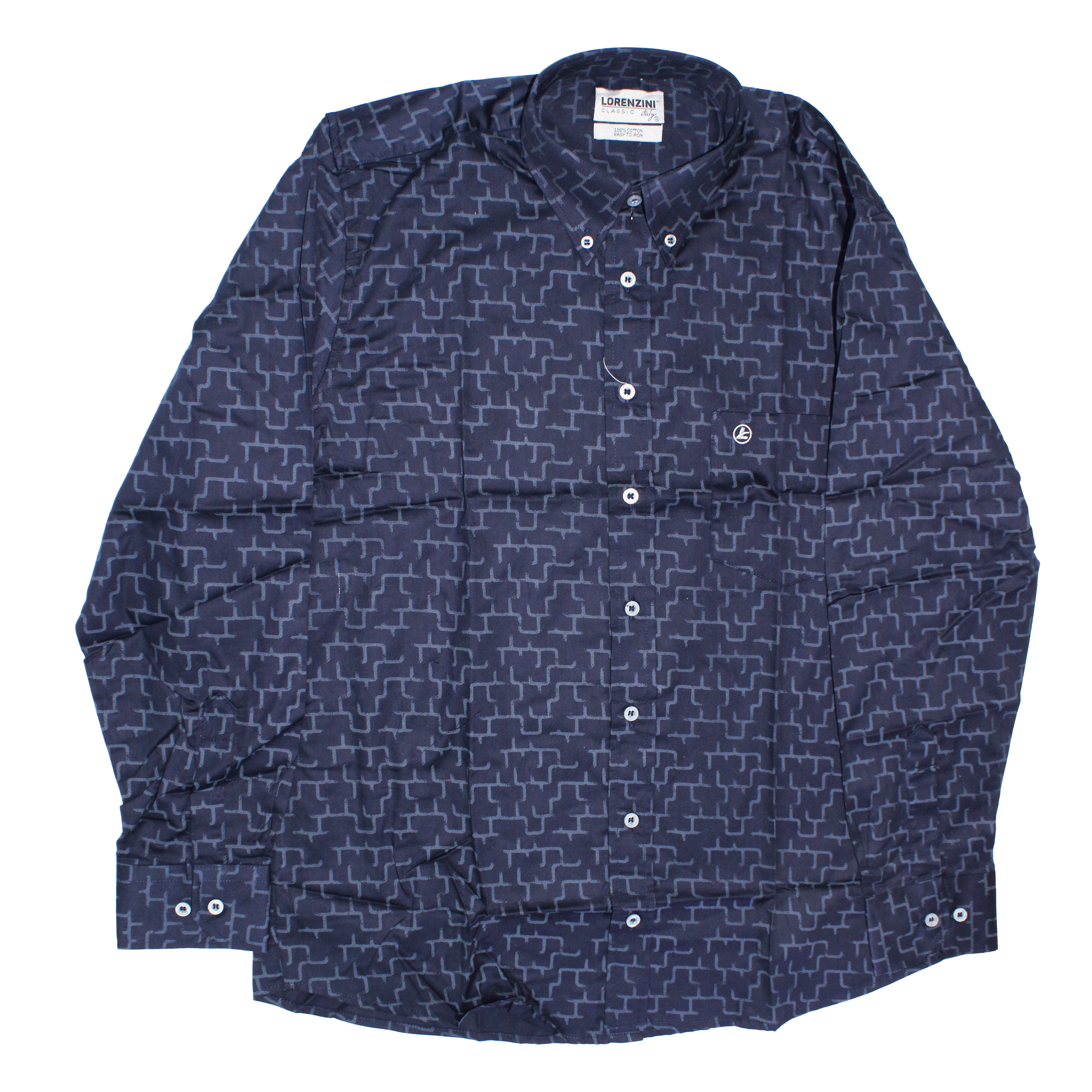 LORENZINI Navy L/S Shirt