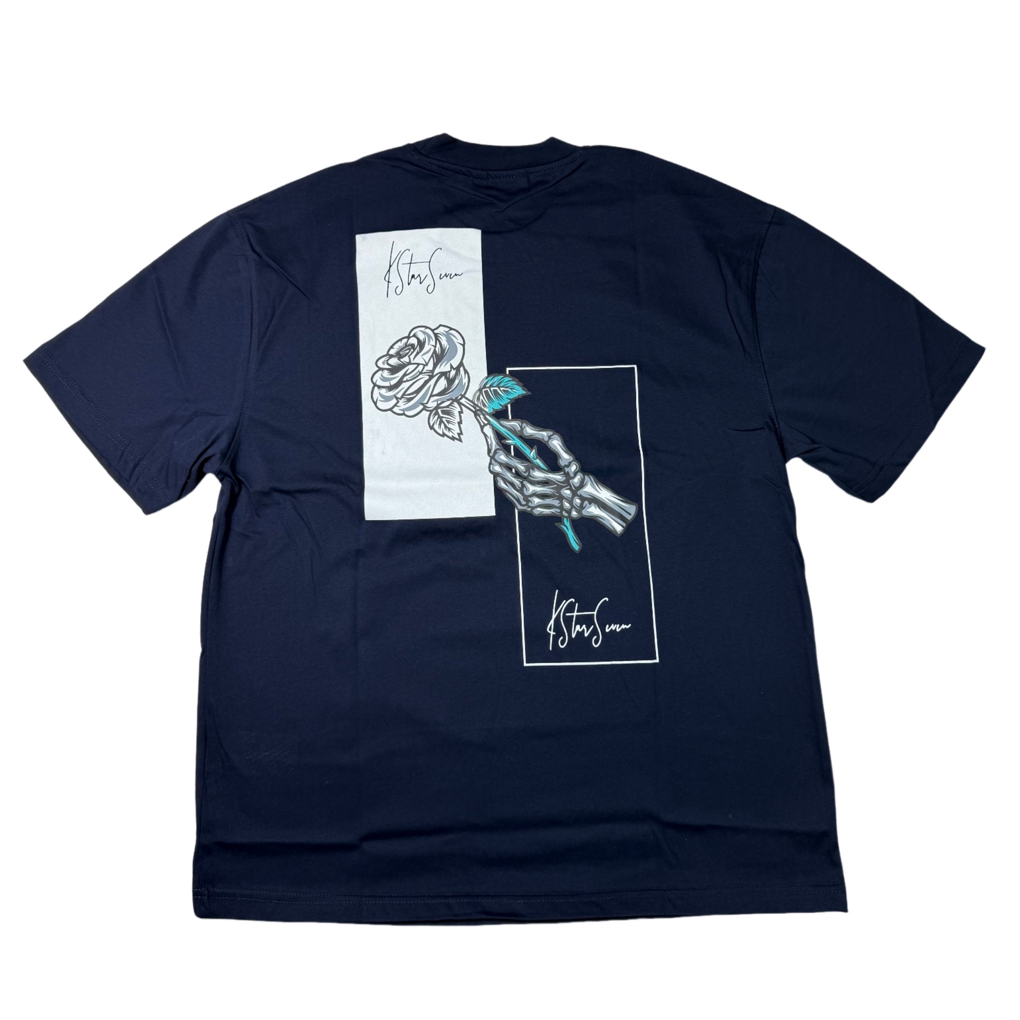 K STAR 7 Clyde Navy T Shirt