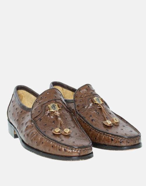 Crockett & Jones Ostrich Moccassin