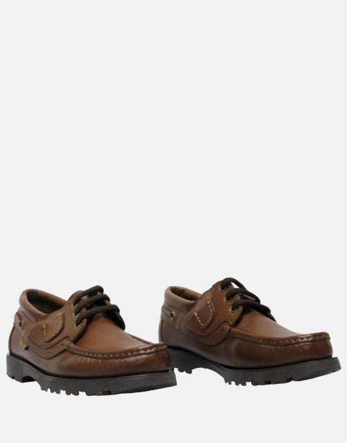 TEGO Mid Brown Leather Shoes