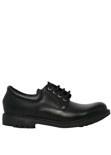 Bronx Leather  Black Pluto Shoe