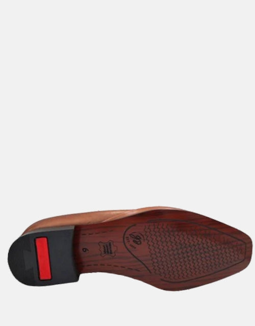 JOHN DRAKE Leather  Dark Brown Moccasin