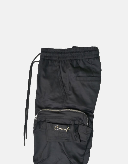 COVALI Black Cargo Pants