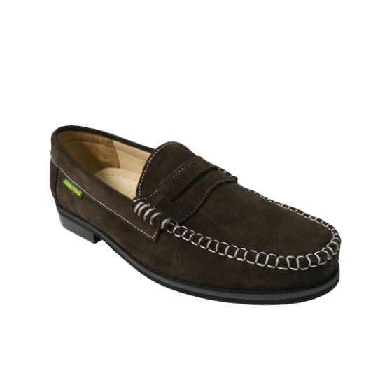 DAKOTAS Brown Suede Mocassin