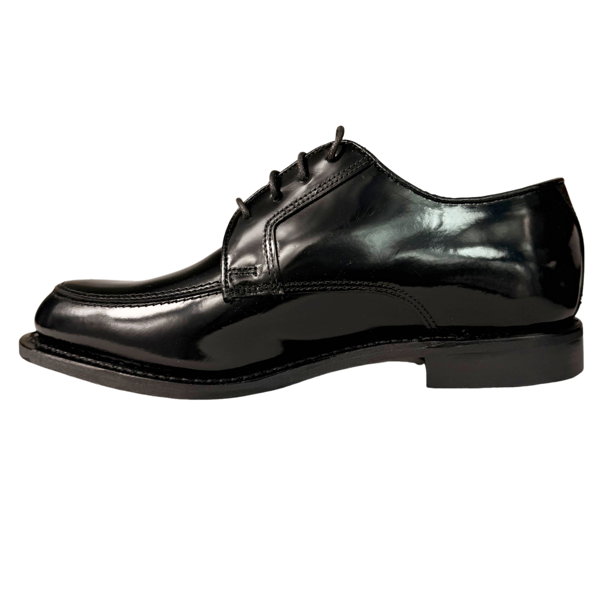 Bishop Plain Black Leather Shoe