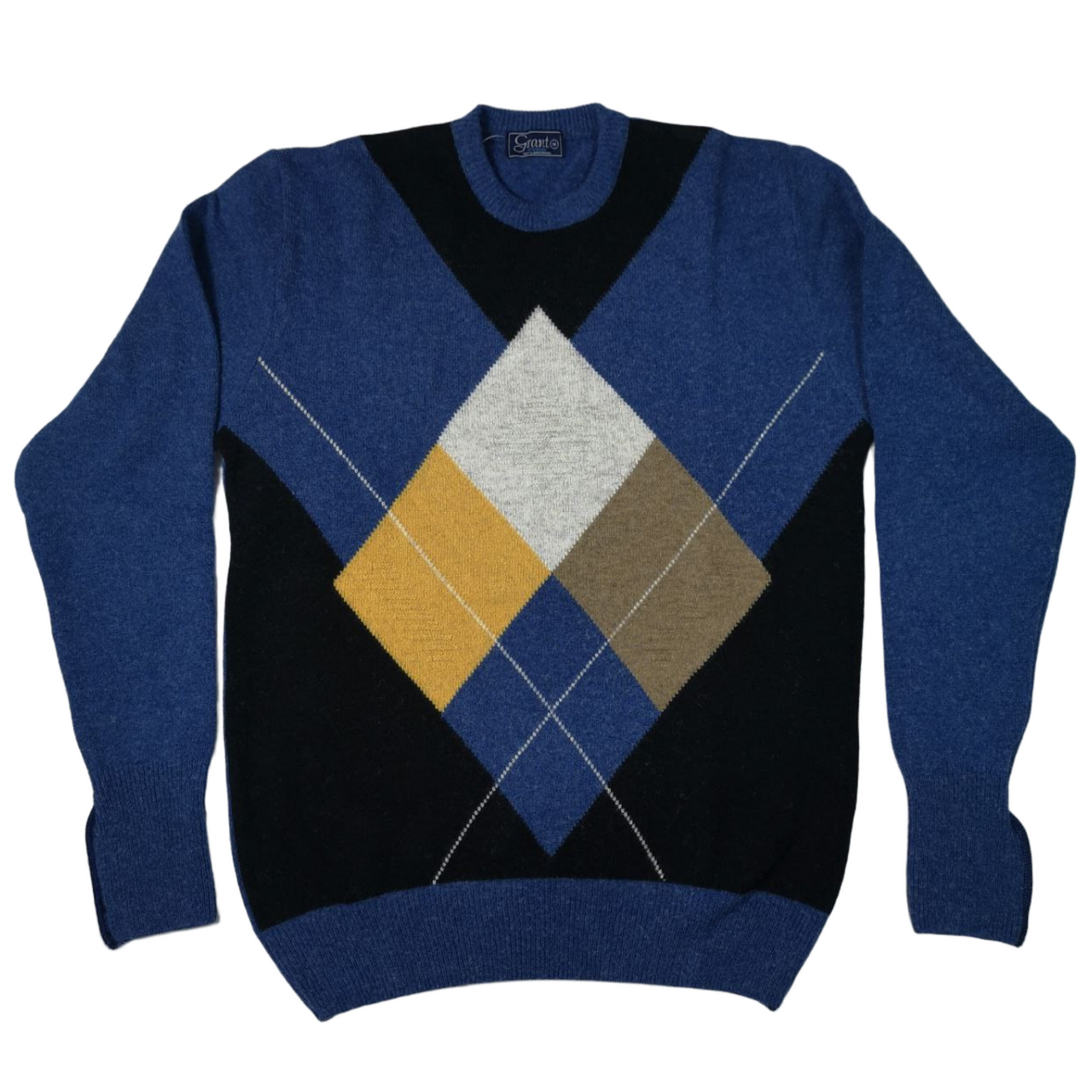 Grant of Scotland L/Wool Colour Diamond Ribbon Knitwear Jersey