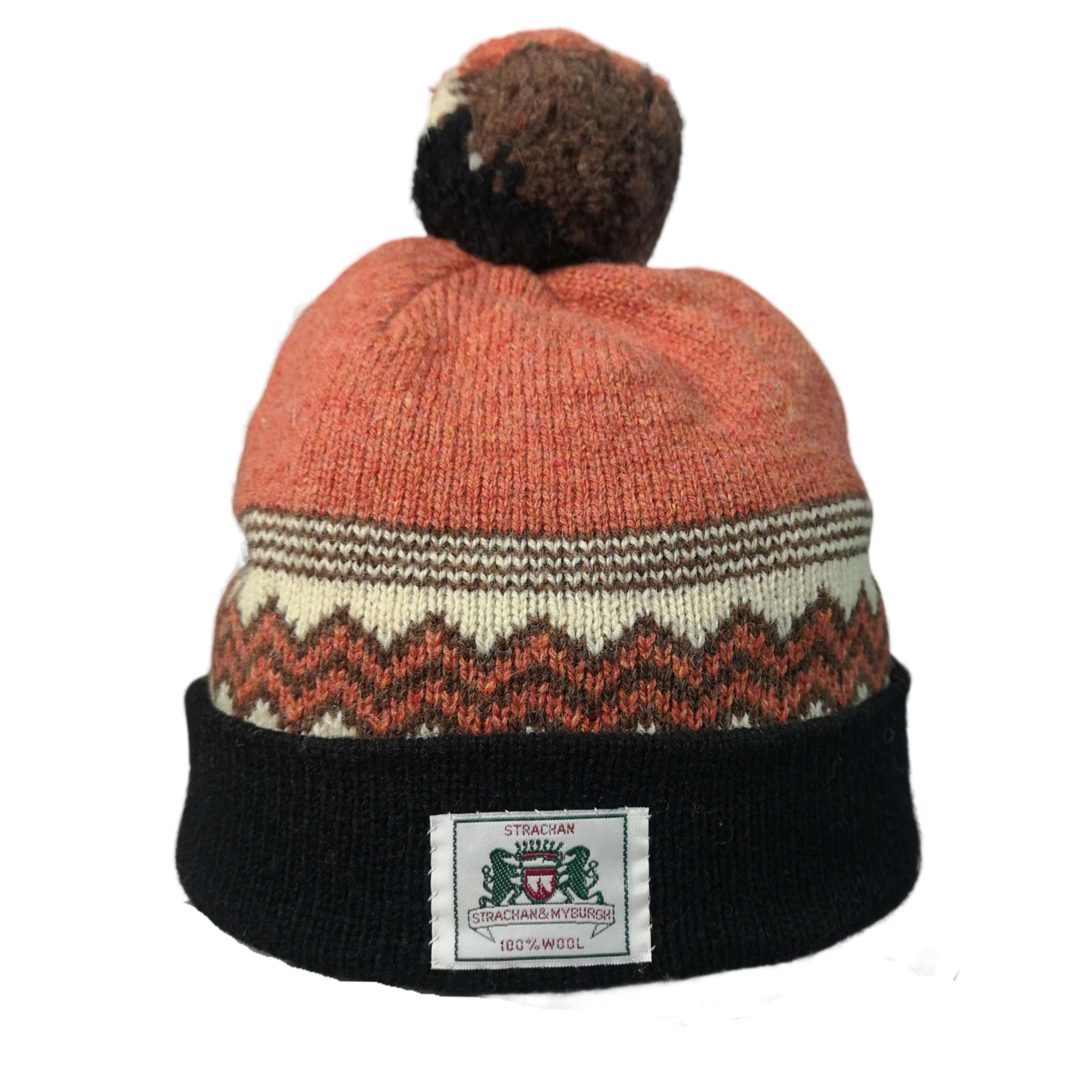 STRACHAN & MYBURGH 100% Wool Rust Beanie