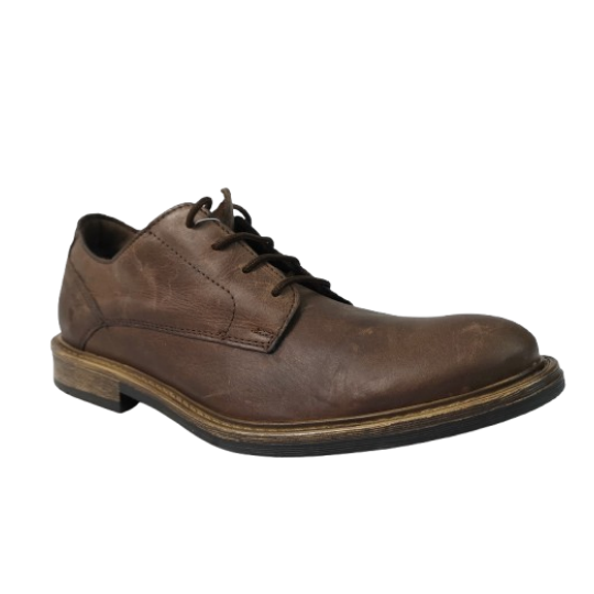 BRONX Leather Jump Choc Brown Dsl Shoe