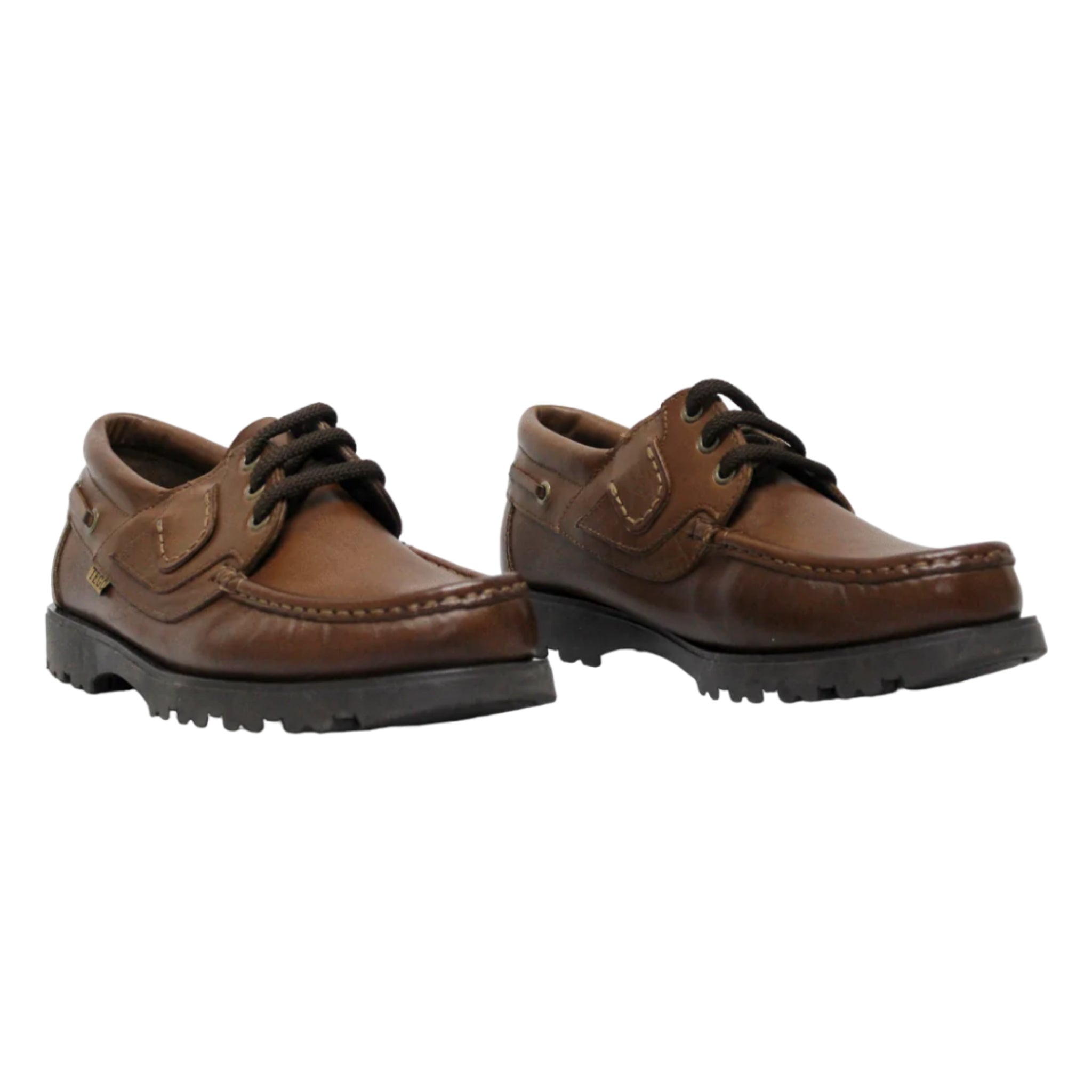 TEGO Mid Brown Leather Shoes