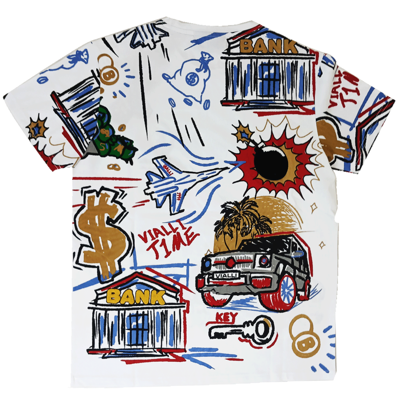 VIALLI CANIS WHITE T-SHIRT