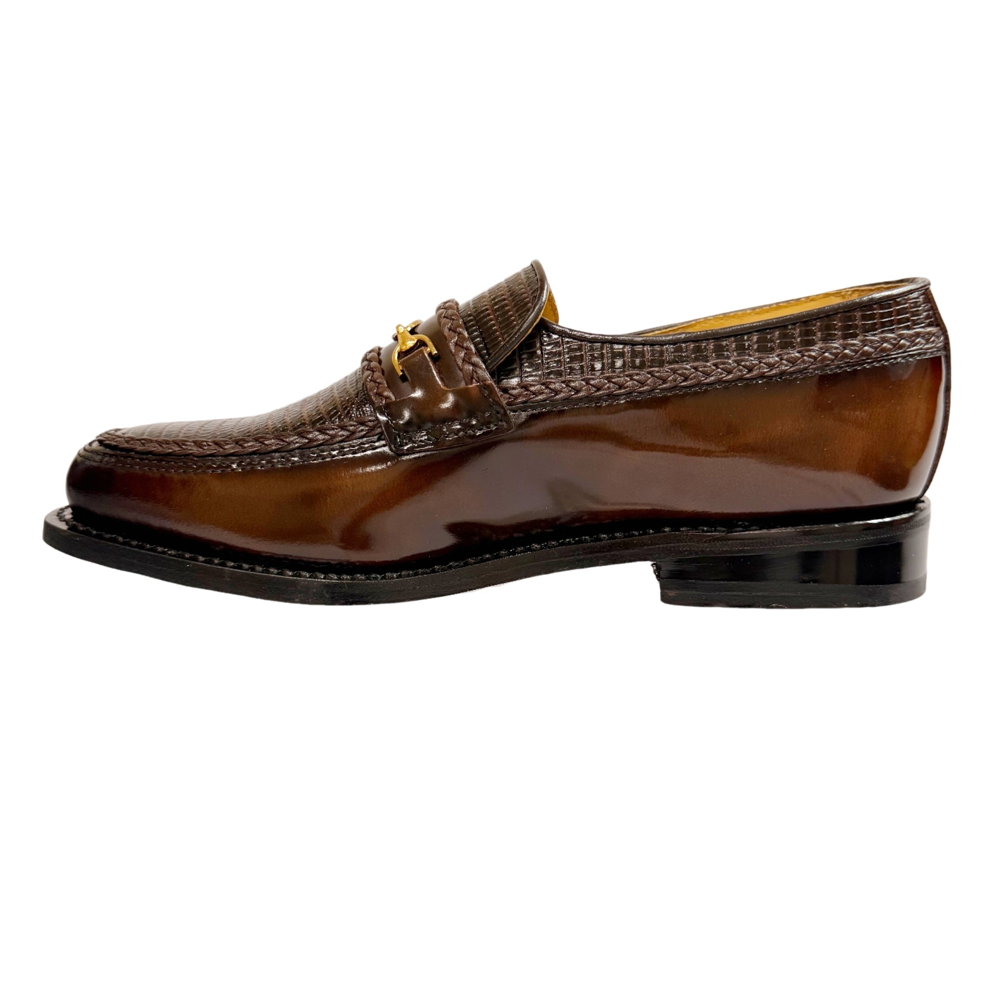 Saxone of Scotland Leather Walnut Moccasin