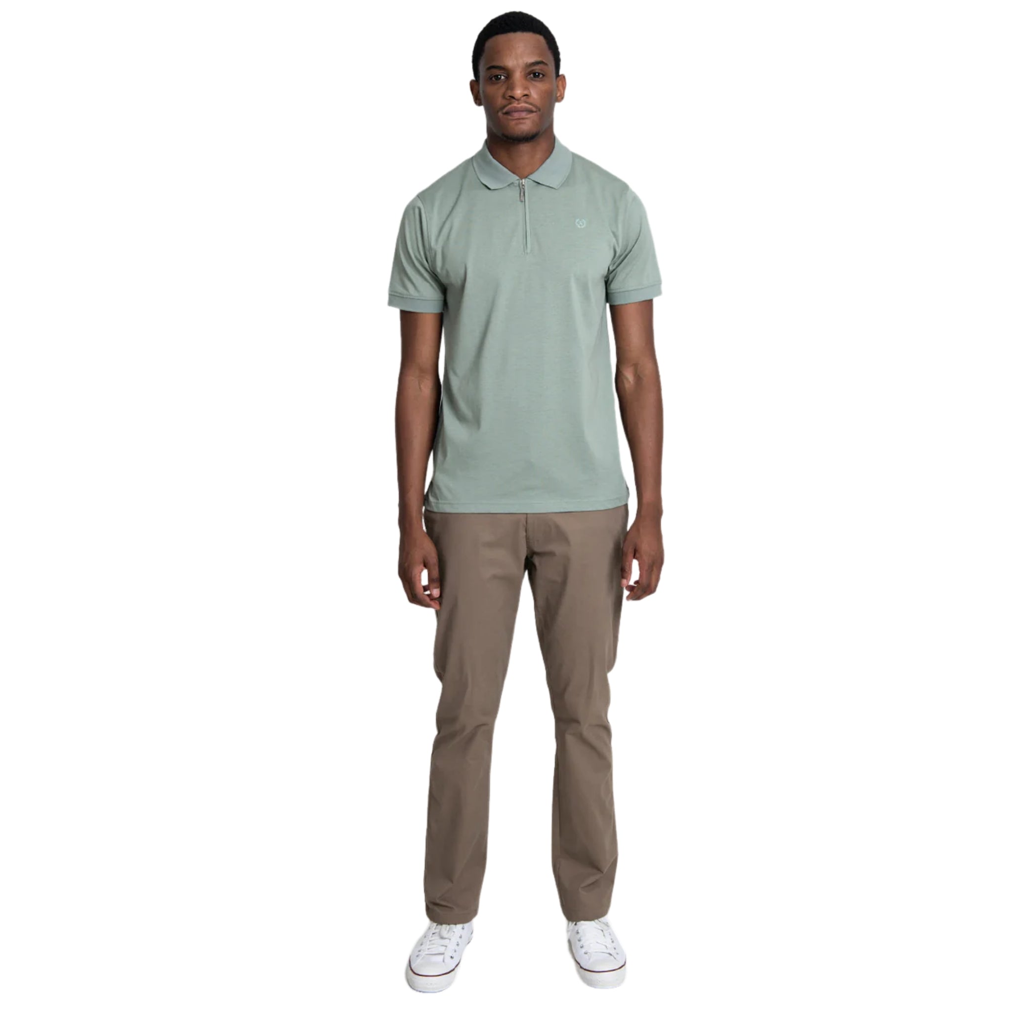 Klevas Taupe Classic Men's Chino