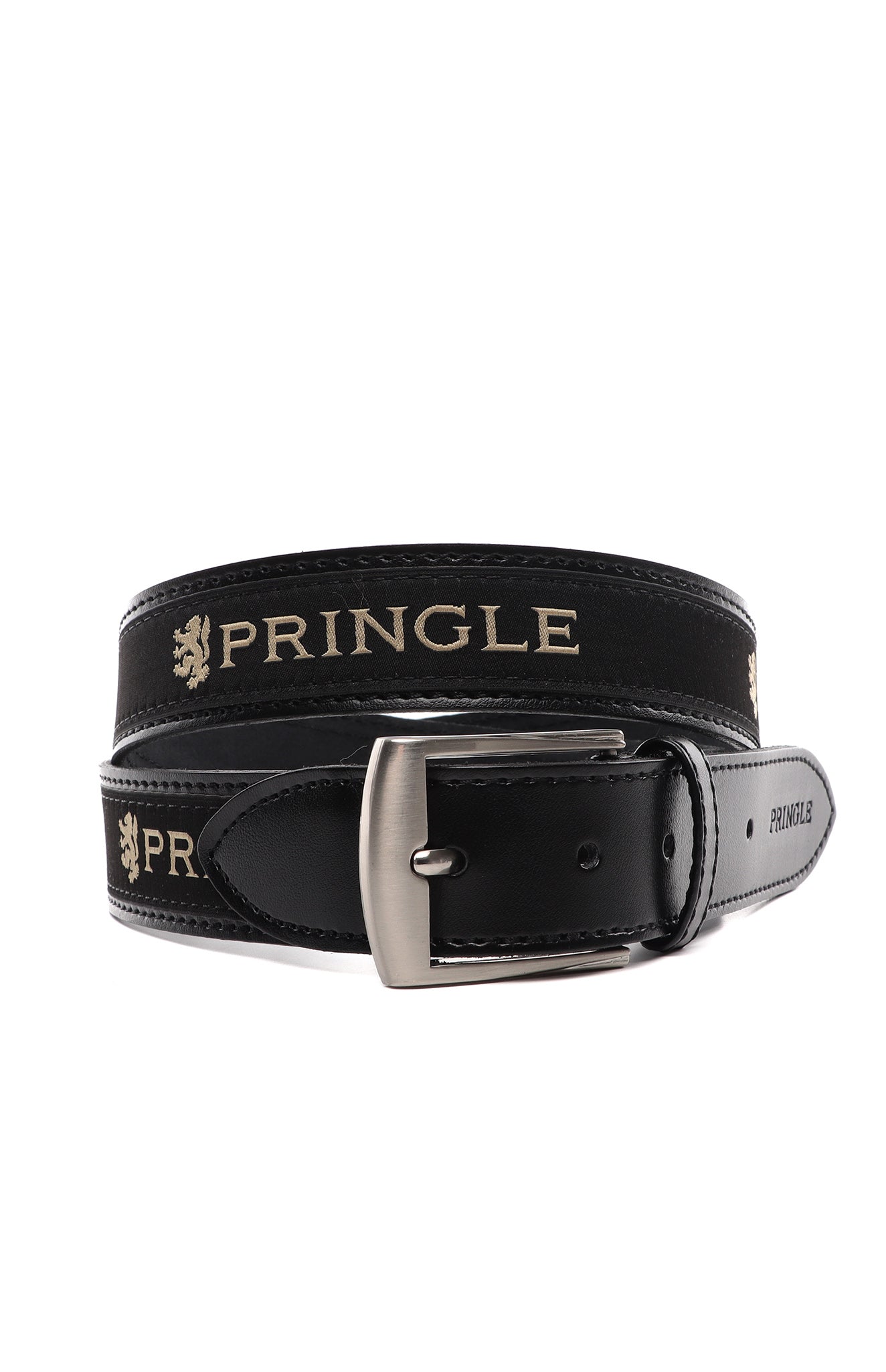 Pringle Casual Leather Belt Black