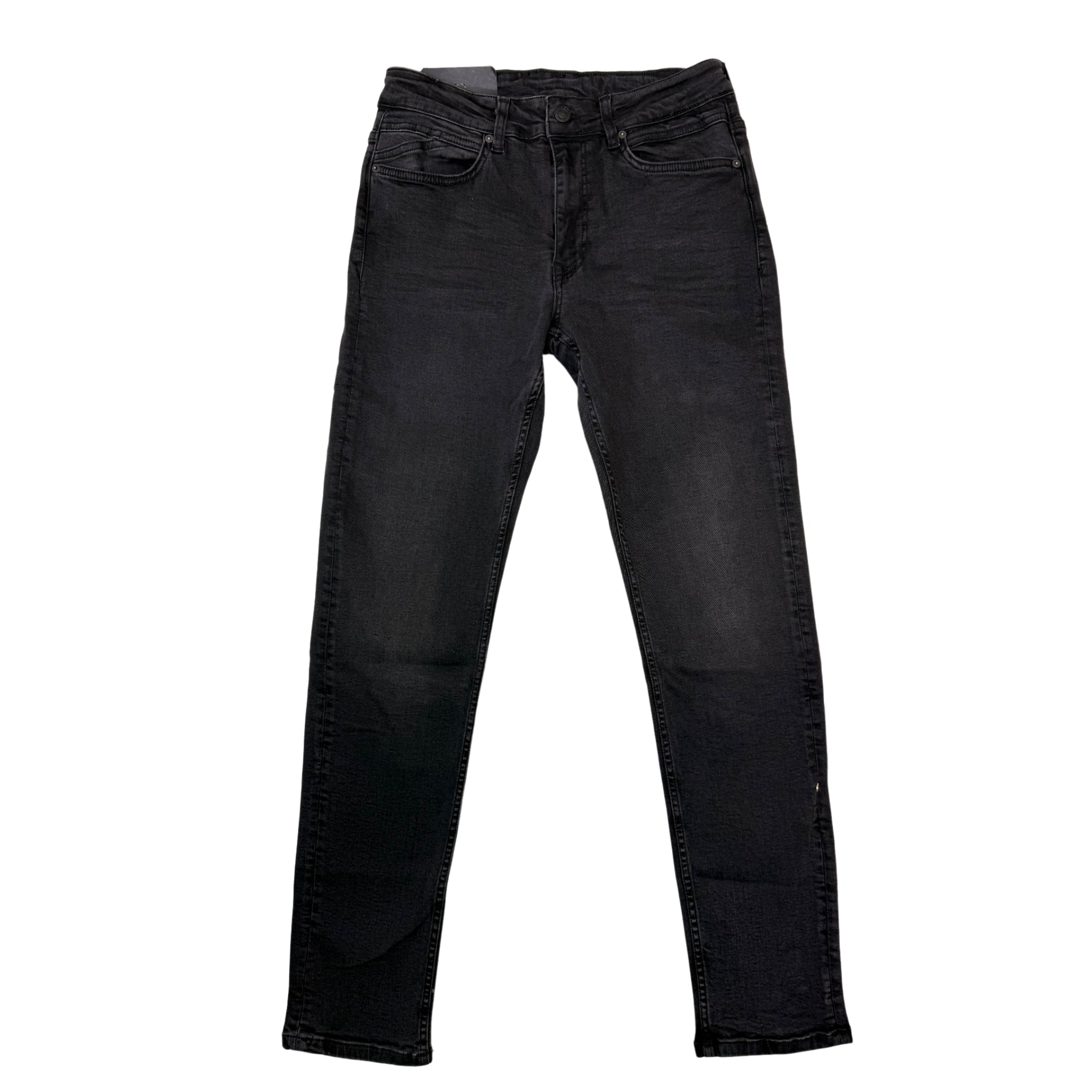 Pure Premium Stretch Black Skinny Denim Jeans