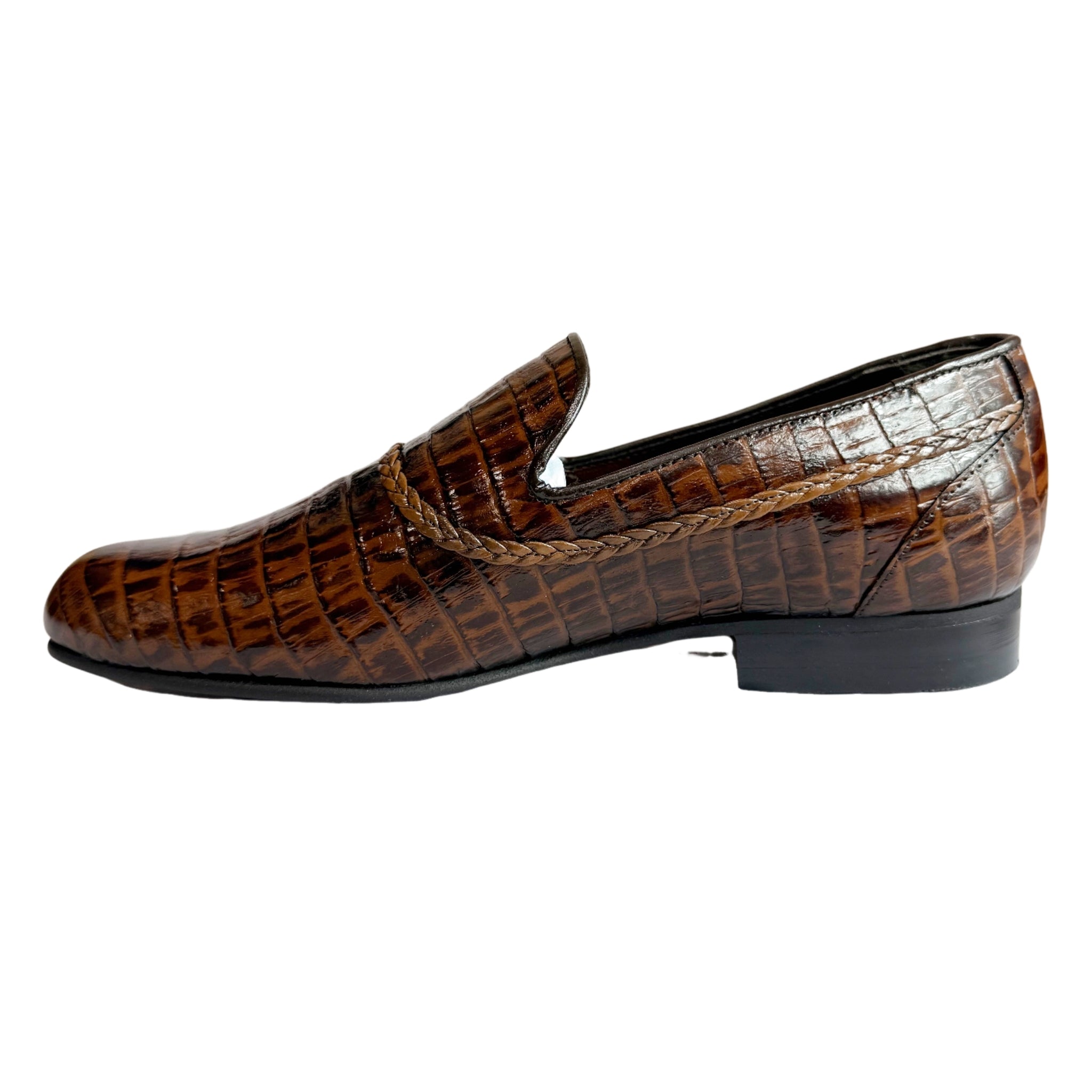 John Drake Medium Brown Leather Moccasin