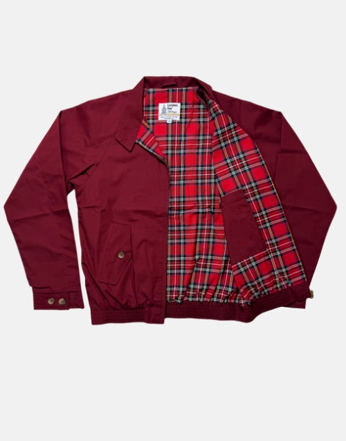 London Fog Burgundy Harrington Jacket