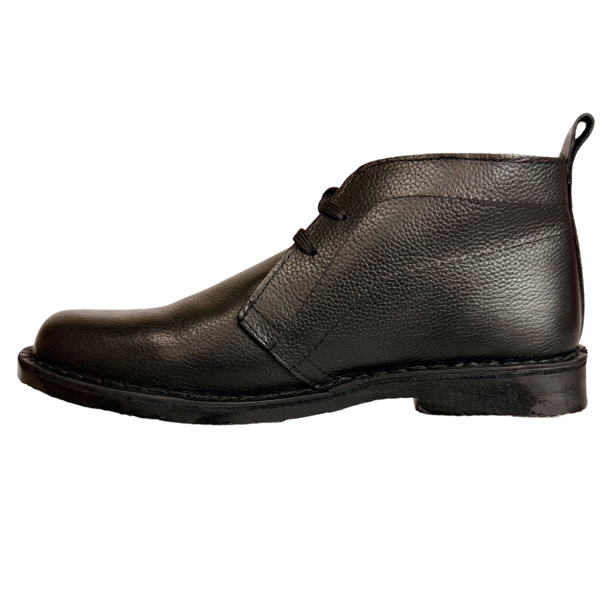Desert Vellie Mild Black Leather Boot