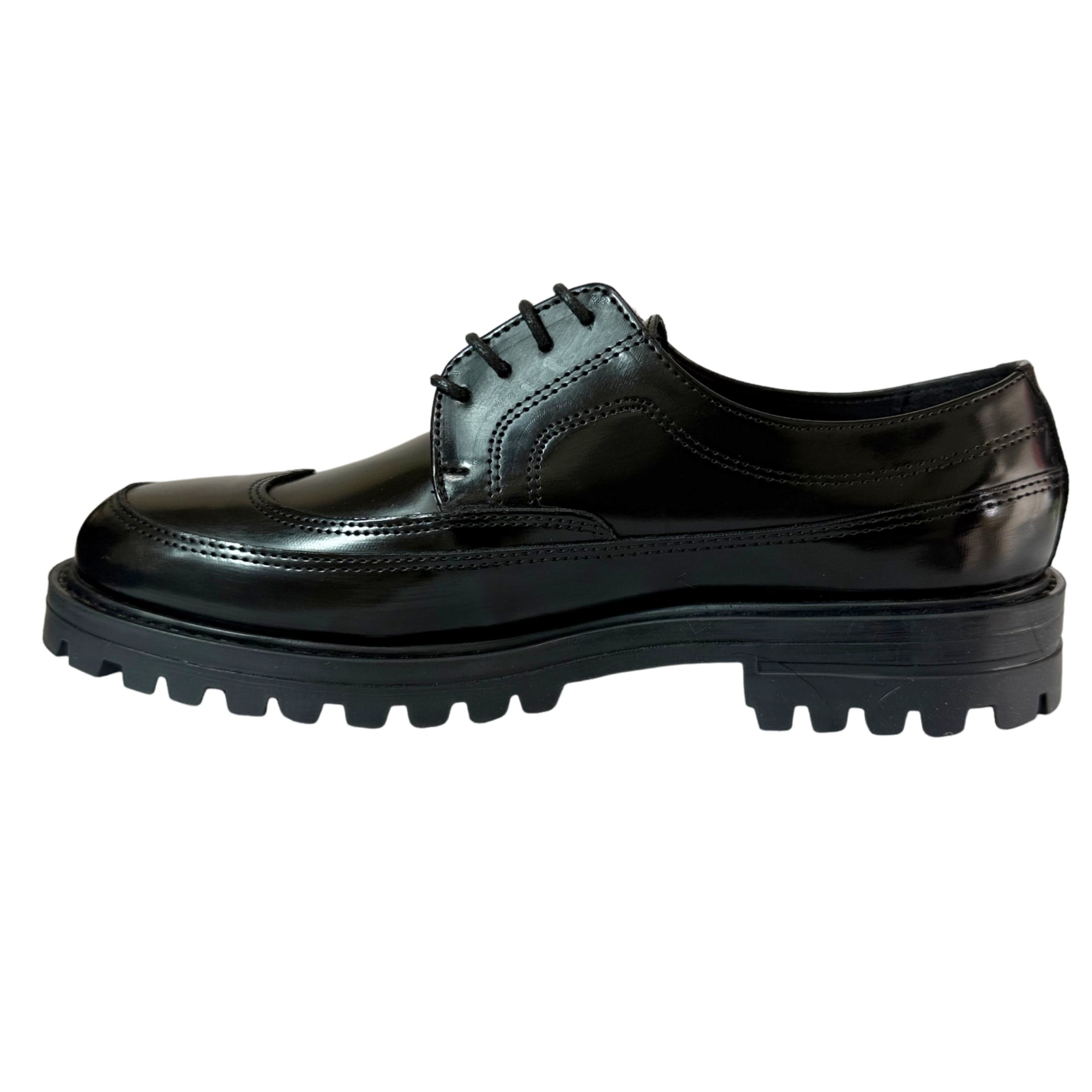 Filo Black Hi-Shine Moccasin