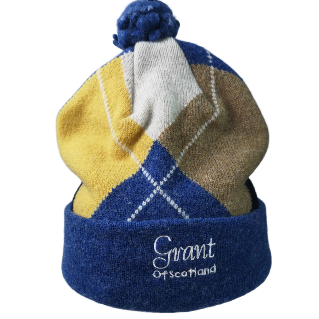 Grant of Scotland Navy Blue Argyle Beanie