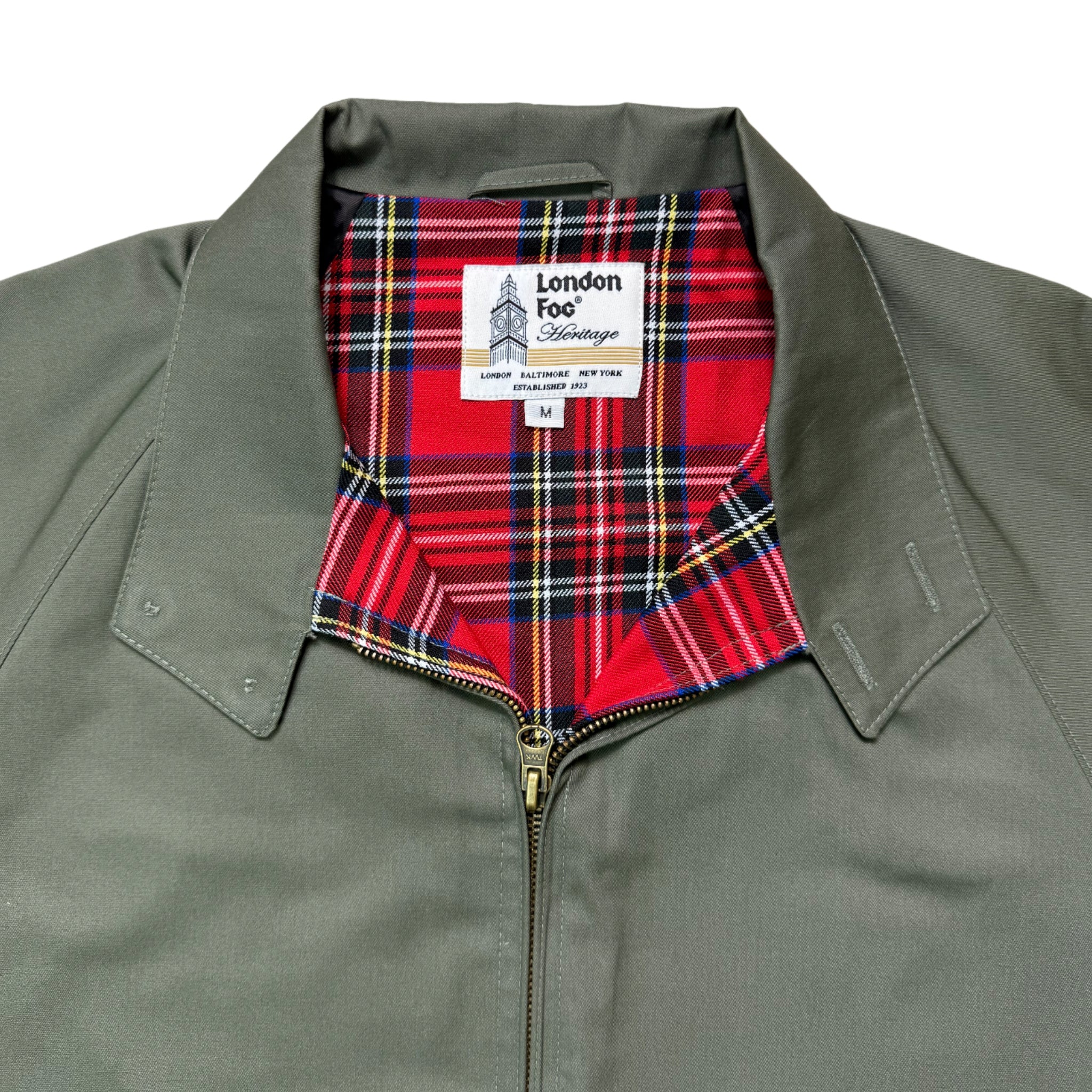 London Fog Olive Harrington Jacket