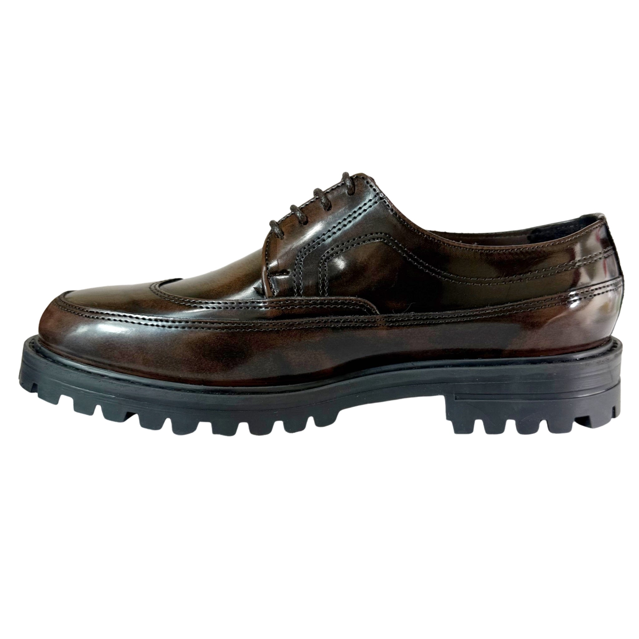 Filo Brown Hi-Shine Moccasin