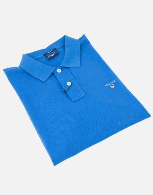 Gant Original SS Pique Nautica Blue Golfer