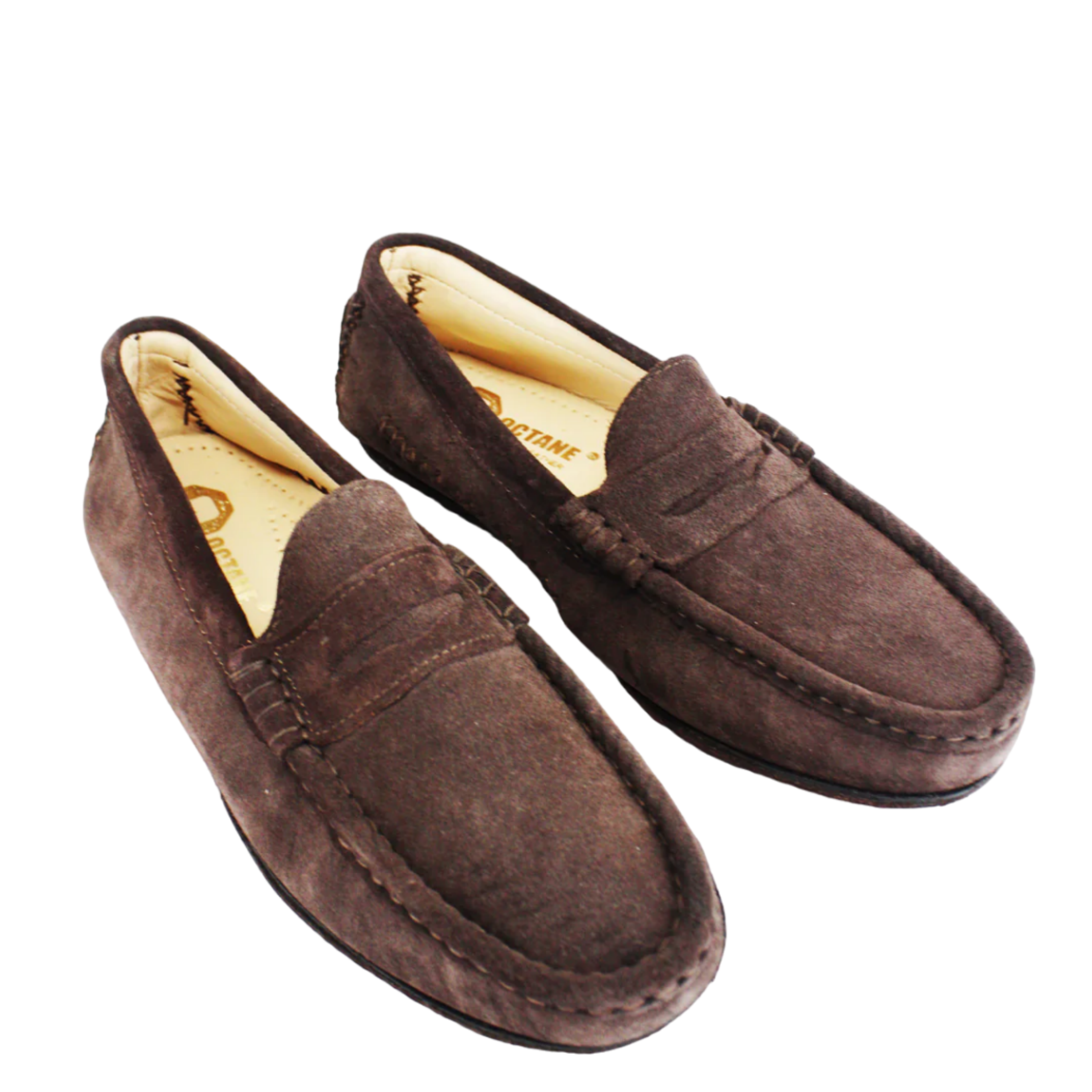 OCTANE CARVELLA CHOC SUEDE MOCCASSIN