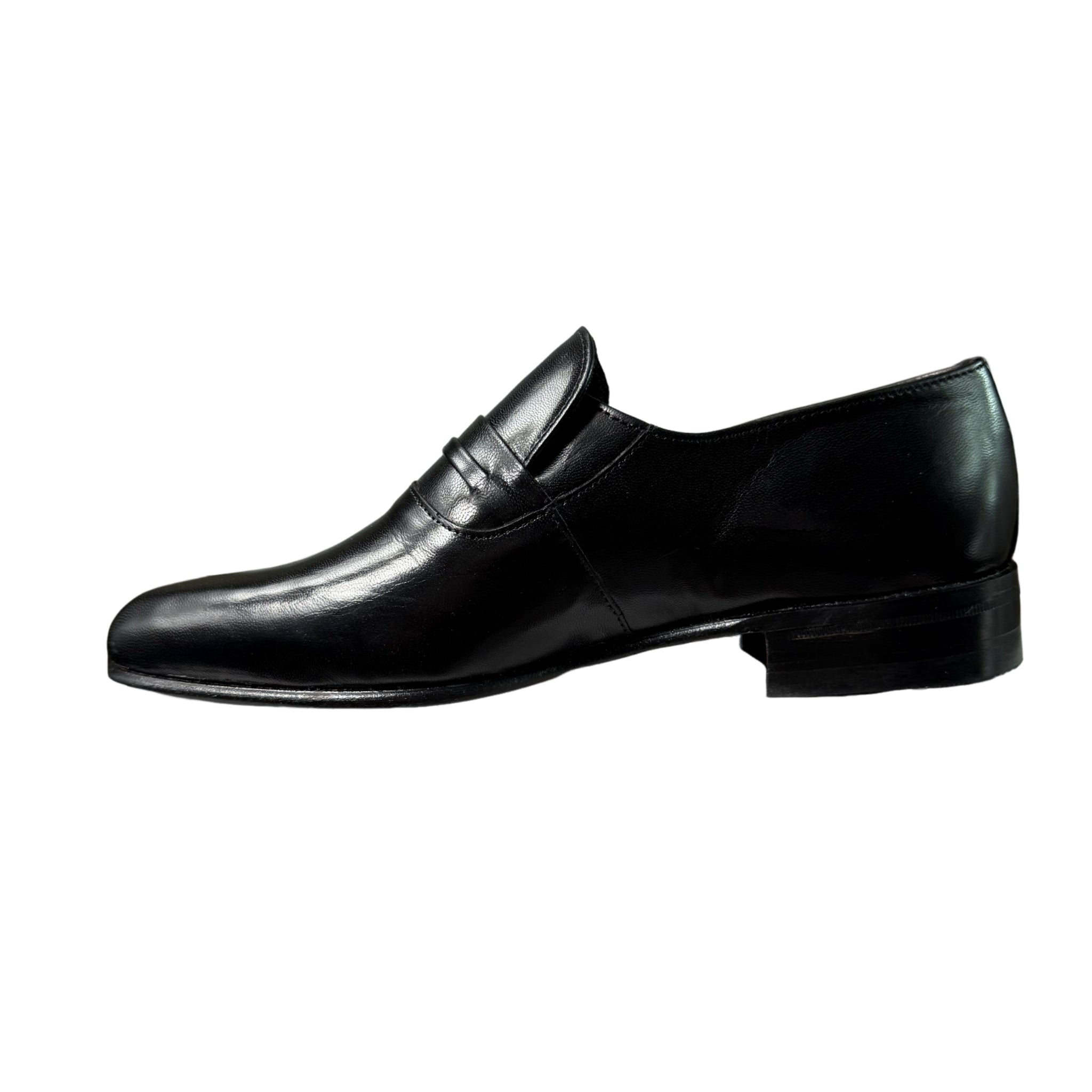 Barker Arthur Black Glace Kid Moccasin