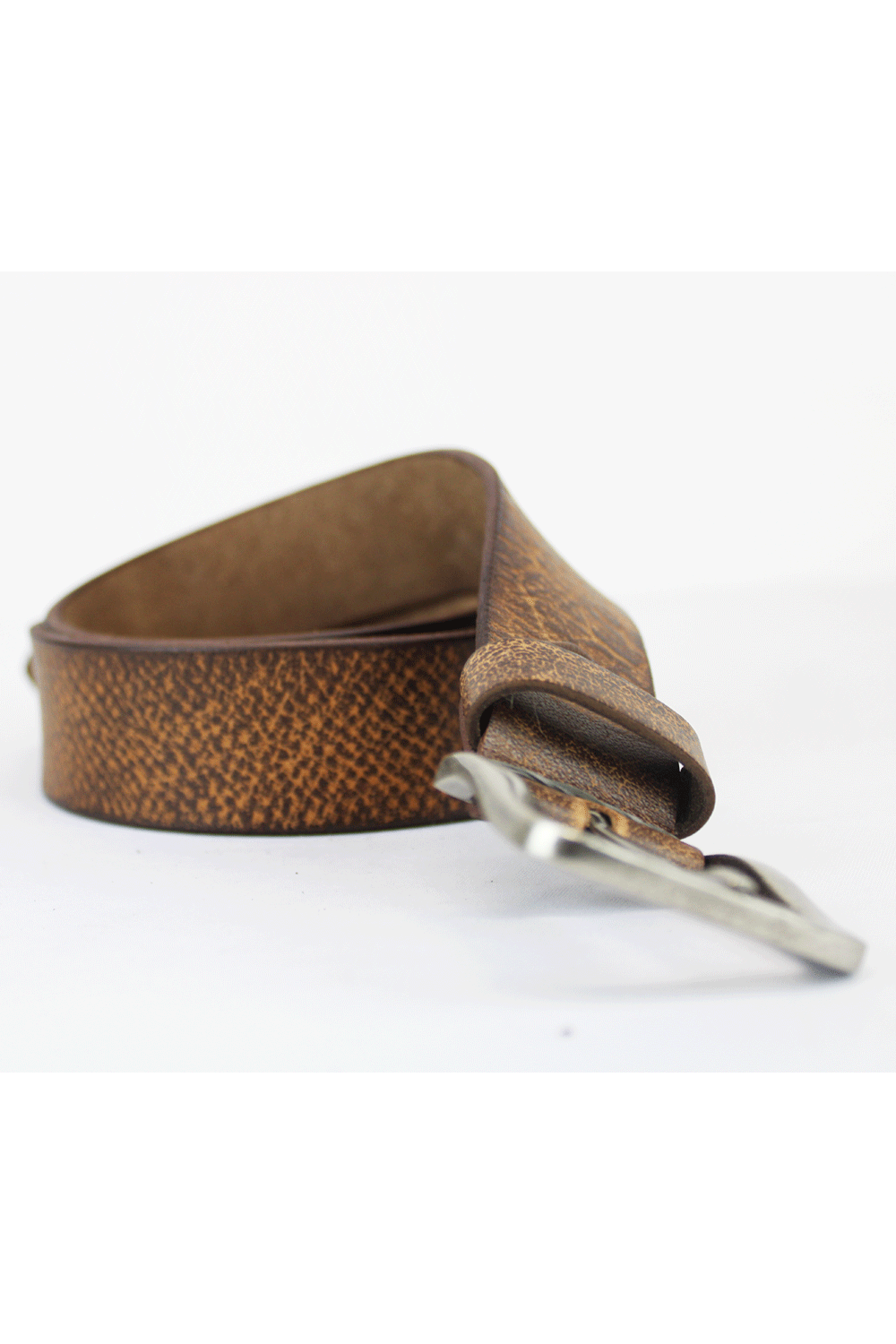 Bossini Leather  Brown Denim Belt