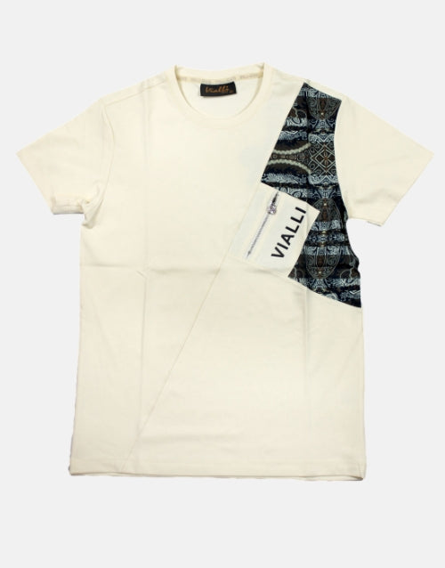 Vialli Cream Impoz T Shirt