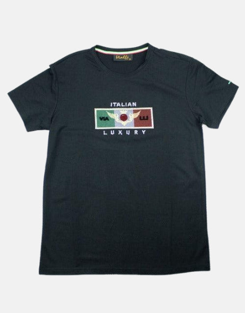 Vialli Axcel T-Shirt Black