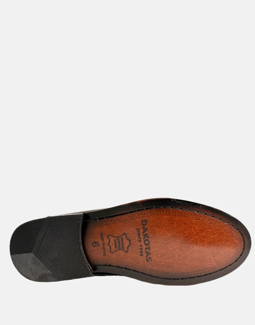 Dakotas Vance Hi Shine Black Moccasin