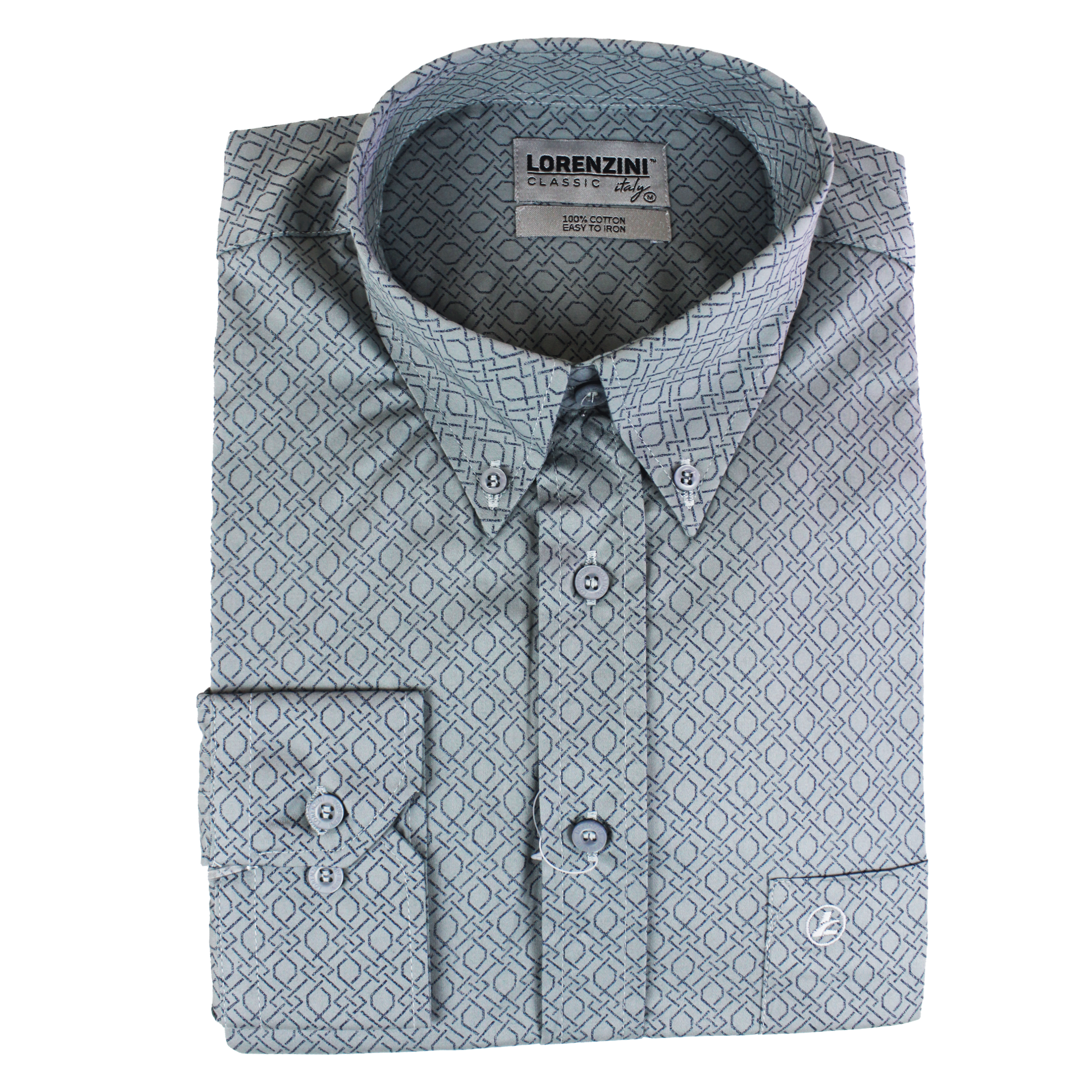 LORENZINI Charcoal L/S Shirt